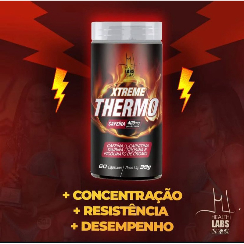 Termogênico Xtreme Thermo - 60 Cápsulas (100% Natural) | Shopee Brasil