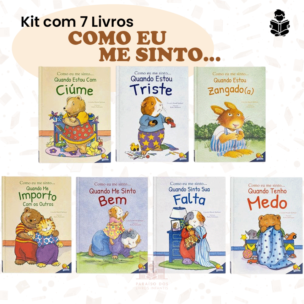 Kit com 7 Livros - Como Eu Me Sinto-Capa Mole | Shopee Brasil