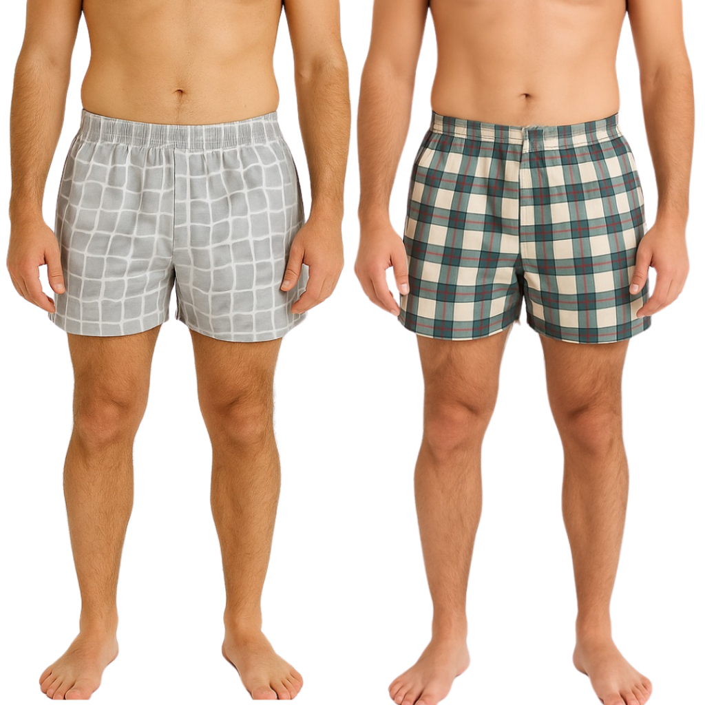 Kit 5 Samba Canção Cueca Roupa de Dormir Homem Confortável Leve MicroFiBRA Dia e Noite em Oferta na Shopee