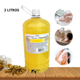SABONETE LIQUIDO - CAMOMILA ( 2 LITROS ) - YANTRA COSMÉTICOS -
