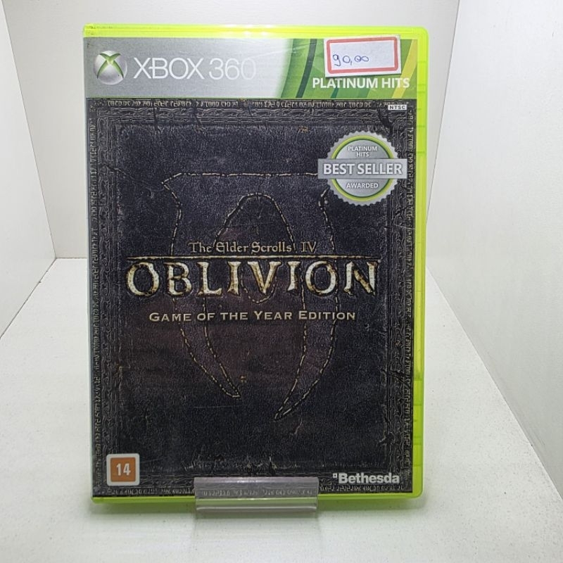 THE ELDER SCROLLS 4 OBLIVION XBOX 360 ORIGINAL MÍDIA FÍSICA | Shopee Brasil