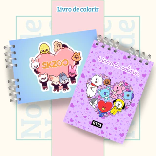 CHI:SKZ:8ページ 20 Caderno personalizado com marcador de página