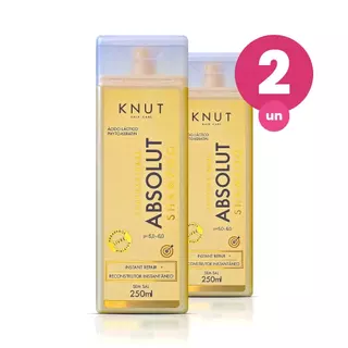 Kit 2 Shampoo Knut Absolut 250ml em Oferta na Shopee