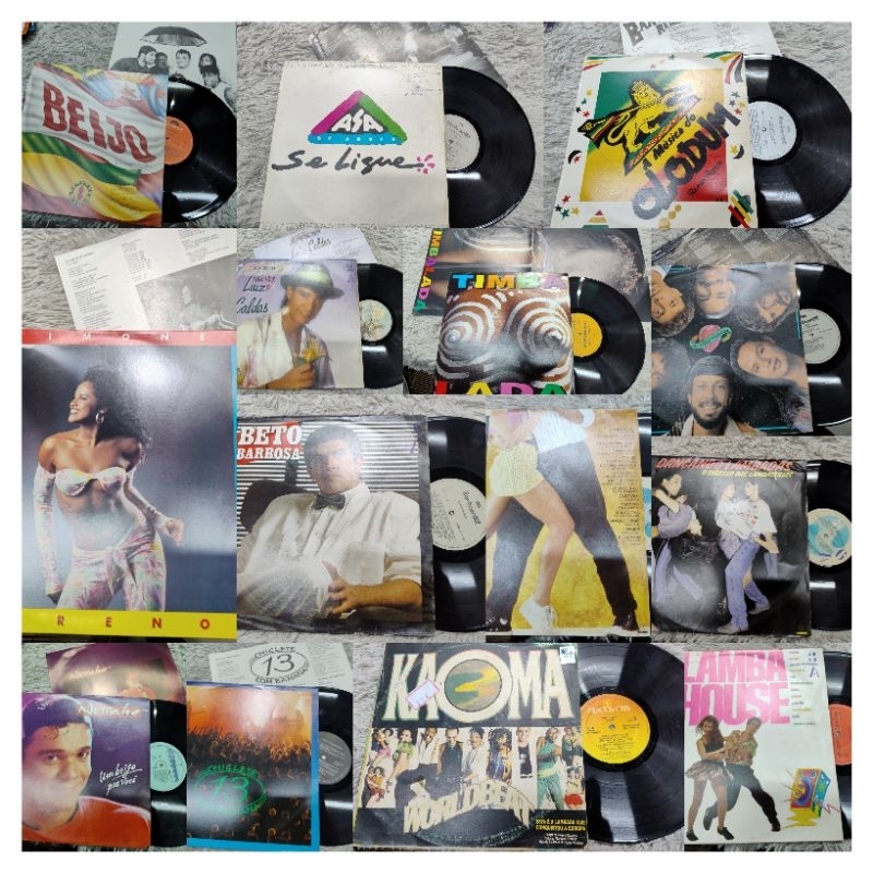 lp disco de vinil axe bahia lambada pop rock sertaneja novela