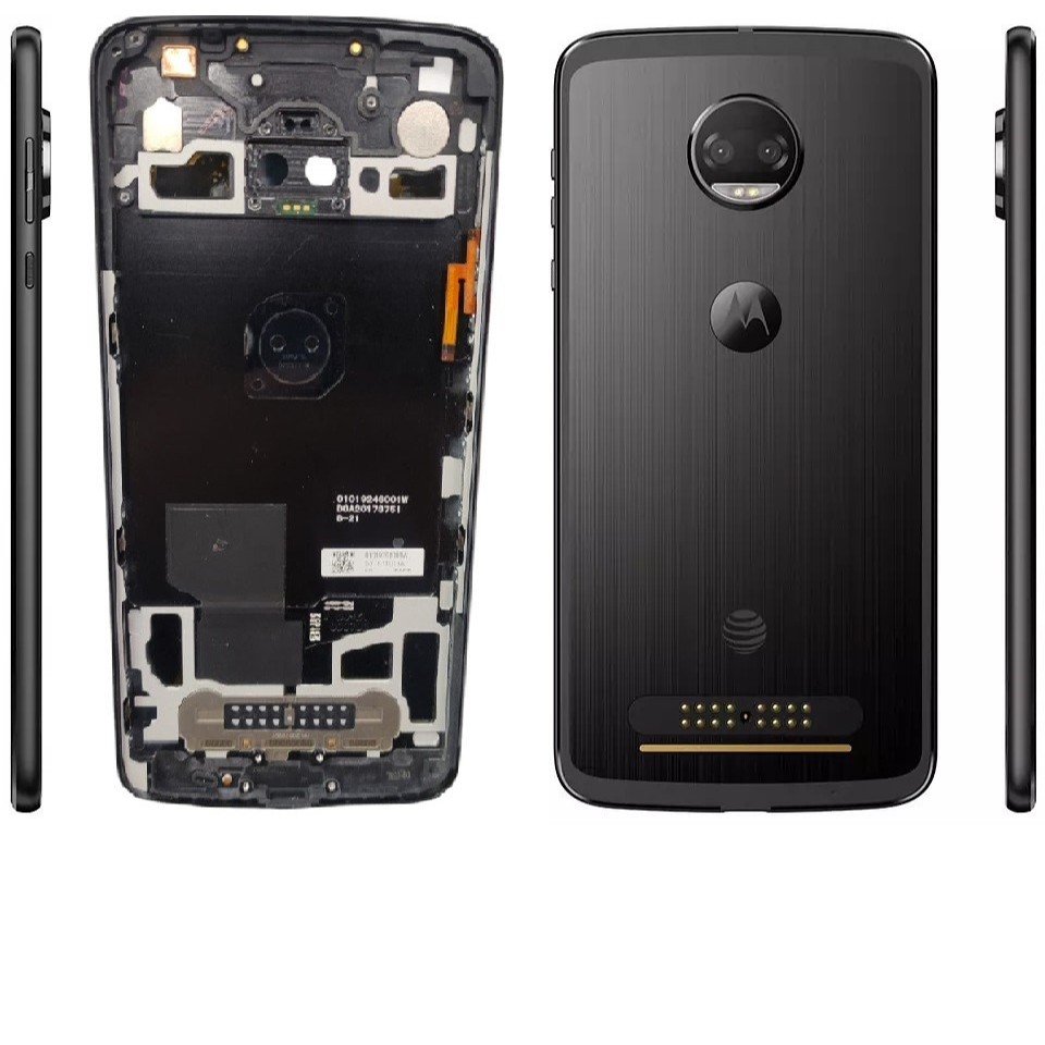Carcaça Completa Motorola Z2 Force ( Xt1789 ) ( Tampa Painel Lente Da Camera Traseira