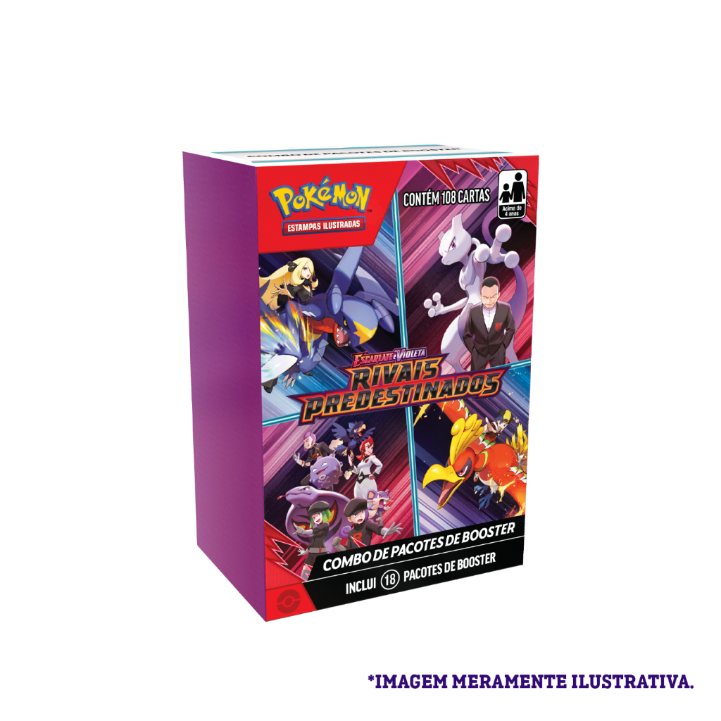 Combo Booster Rivais Predestinados EV10 - Pokémon TCG | Shopee Brasil