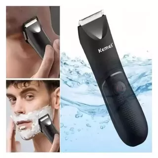 Aparador de Cabelo Corporal Kemei Km-1838 para Homens e Mulheres - Corte Privado e Quente