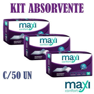 Kit 1-5 Absorvente Geriátrico Maxi Confort C/50 Un Direto Da Fabrica em Oferta na Shopee