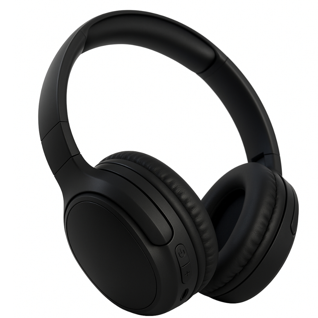 Fone de Ouvido Bluetooth 5.3 On-ear. Cancelamento de Ruído e Regulável para Corridas e Academia