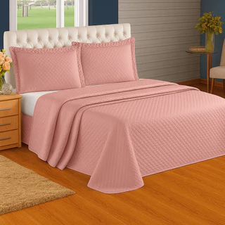 Cobre Leito 3 Peças Casal Microfibral Matelado Várias Cores Envio Imediato em Oferta na Shopee