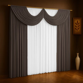 Cortina Para Sala e Quarto 2 00 X 1 70 Paris Em Malha Gel em Oferta na Shopee