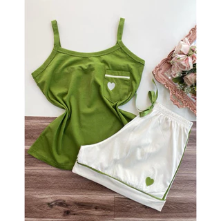 baby doll 100% algodão fio 30, pijama feminino de dormir, short doll de alcinha (Alice) em Oferta na Shopee