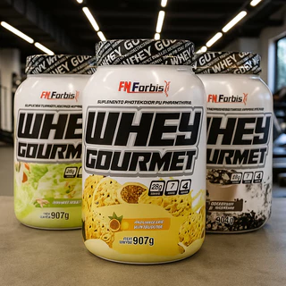Whey Protein Gourmet Fn Forbis 907g Diversos Sabores
