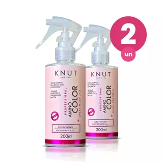 Kit 2 Spray Multifuncional Capilar Knut Amino Color 200ml em Oferta na Shopee