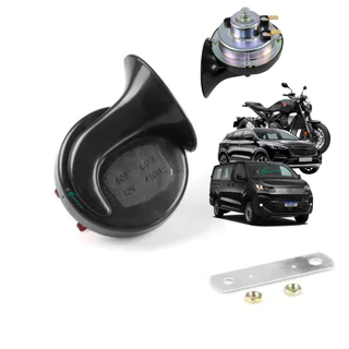 Buzina Caracol Universal Para Todos Os Carros 2 terminais 12v = Gb1052 Super Oferta em Oferta na Shopee