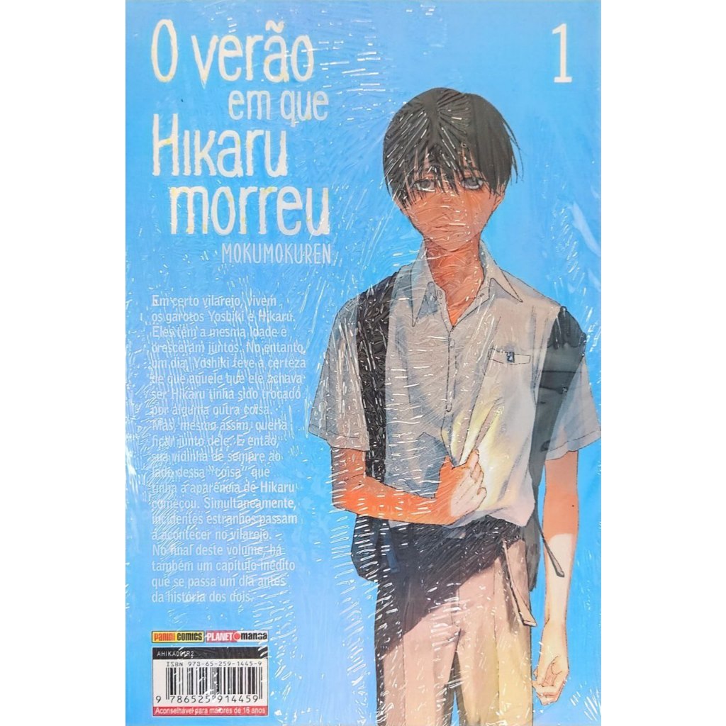 O Verão em que Hikaru Morreu – Vol. 1 | Mangá Nacional – Panini ...