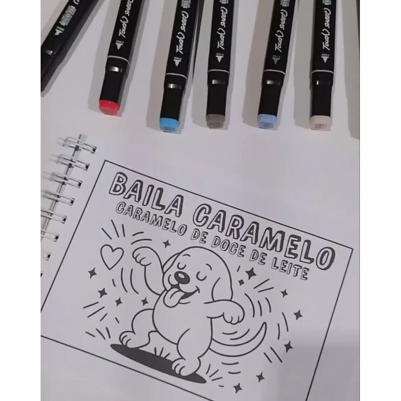 caramelo goods livro de colorir capa mole | Shopee Brasil