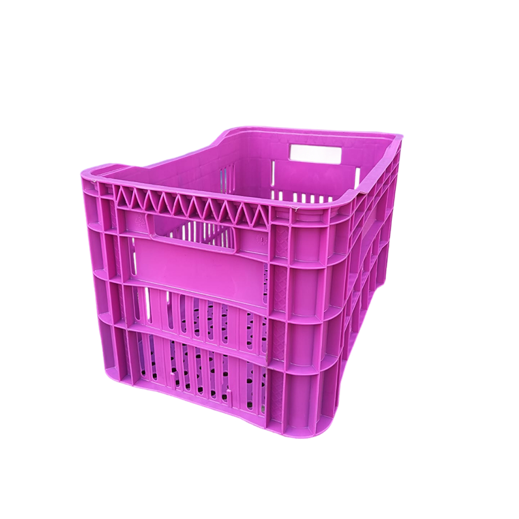 3 X Caixa Agricola Hortifruti Vazada Feira Plastica 49l Nf-e