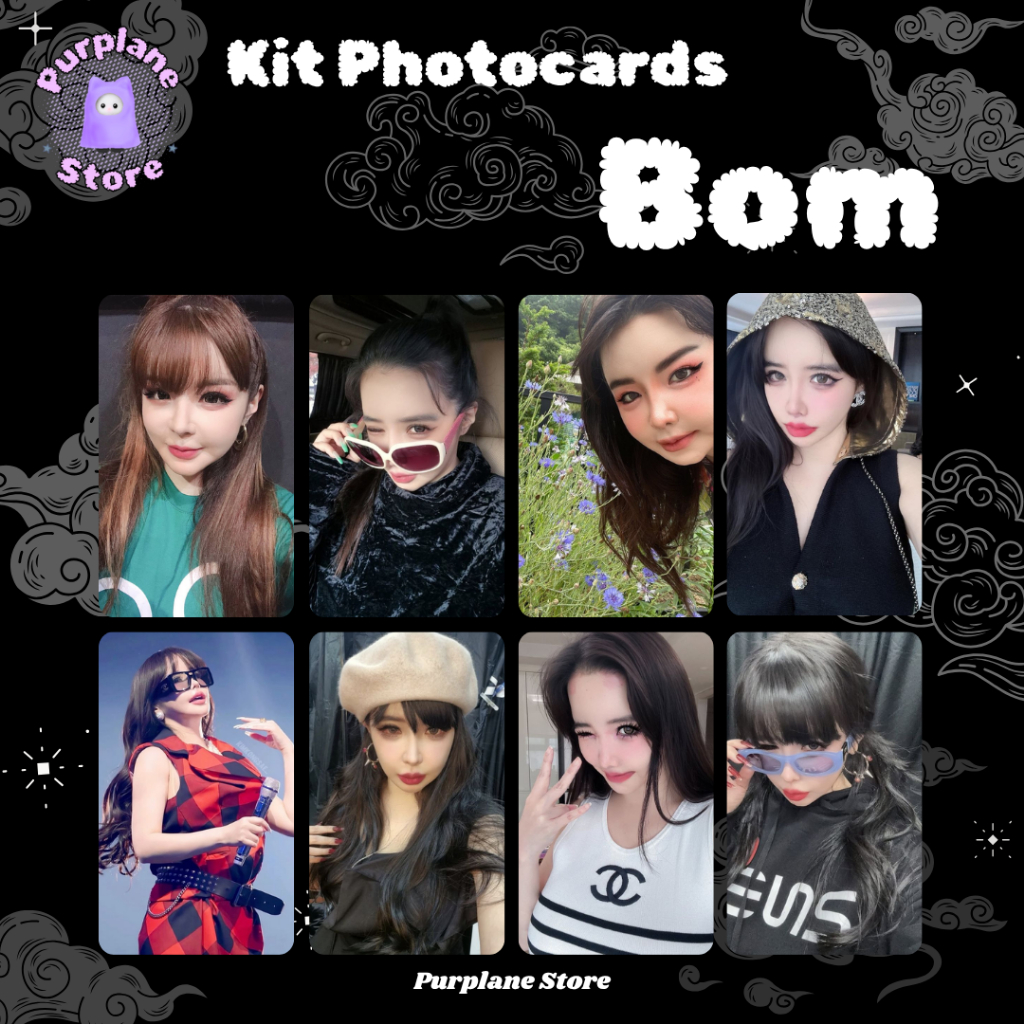 2NE1 Photocards CL Minzy Dara Bom Kpop Fanmade | Shopee Brasil