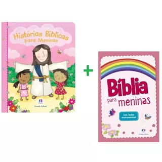 Kit 2 Livros Histórias bíblicas para meninas + Bíblia para meninas | Ciranda Cultural em Oferta na Shopee