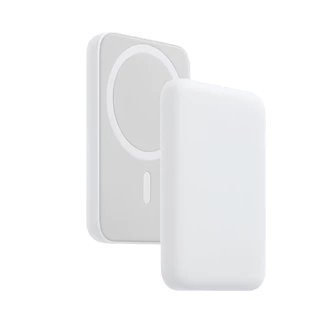 Carregador Portátil Indução para iPhone/Android Magsafe Sem fio Bateria Carga 5000mAh