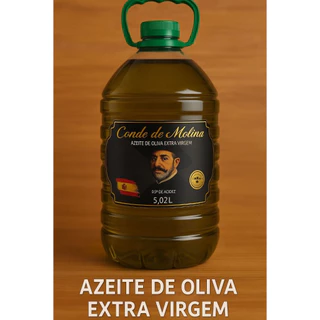 Azeite de oliva extra virgem 5 litros premium 0,5 de acidez embalagem pet