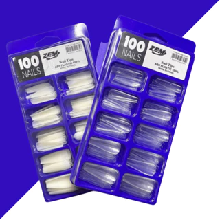 Kit 500 Tips Unhas postiça Bailarina Leitosa ou Transparente Unhas em Gel Alongamento Acrigel em Oferta na Shopee