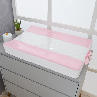 Trocador de Fralda Anatômico para Cômoda com Capa Plástica – Padrão Americano | Coleção Pérola Luxo em Oferta na Shopee