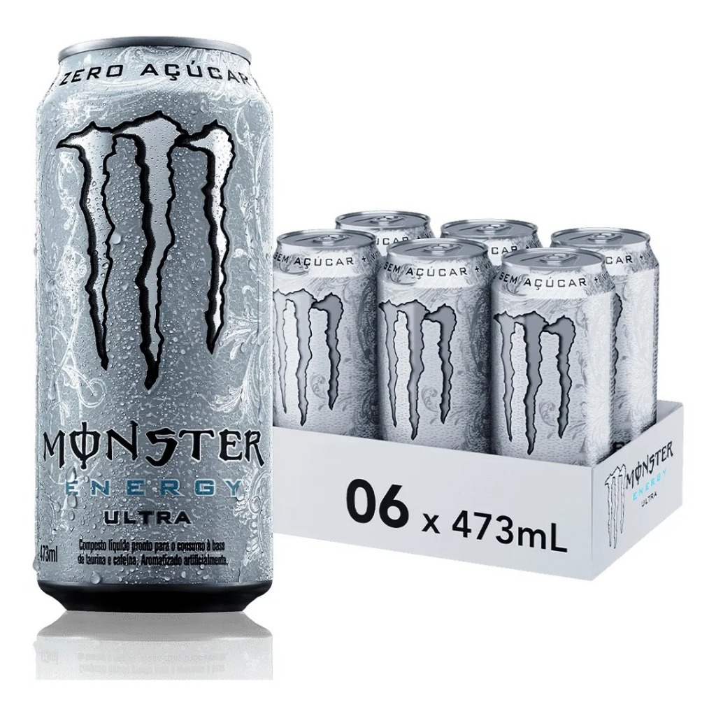 Energético Ultra Zero Monster 473Ml 6Un