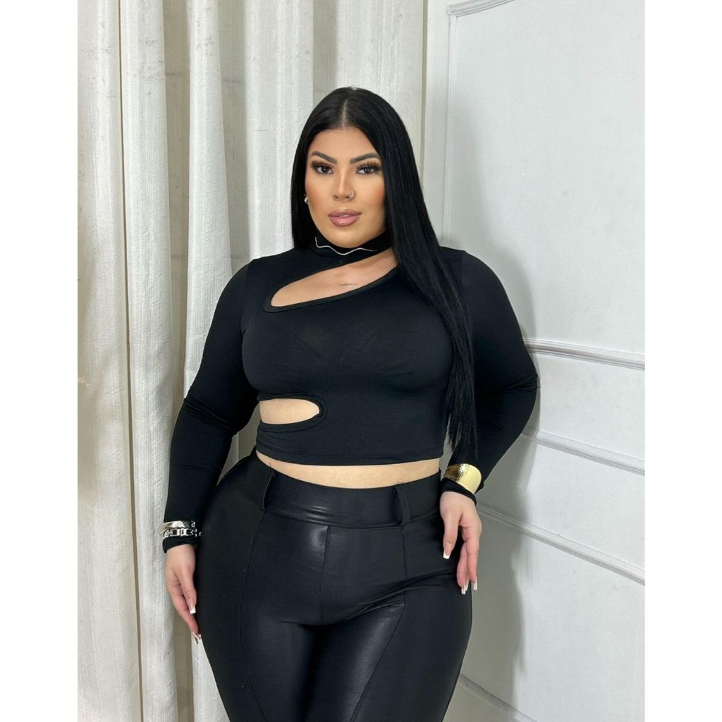 Cropped Gringa Suplex Plus Size