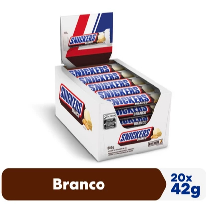 Chocolate Snickers Display 20un de 42g (840g) ESCOLHA SEU SABOR