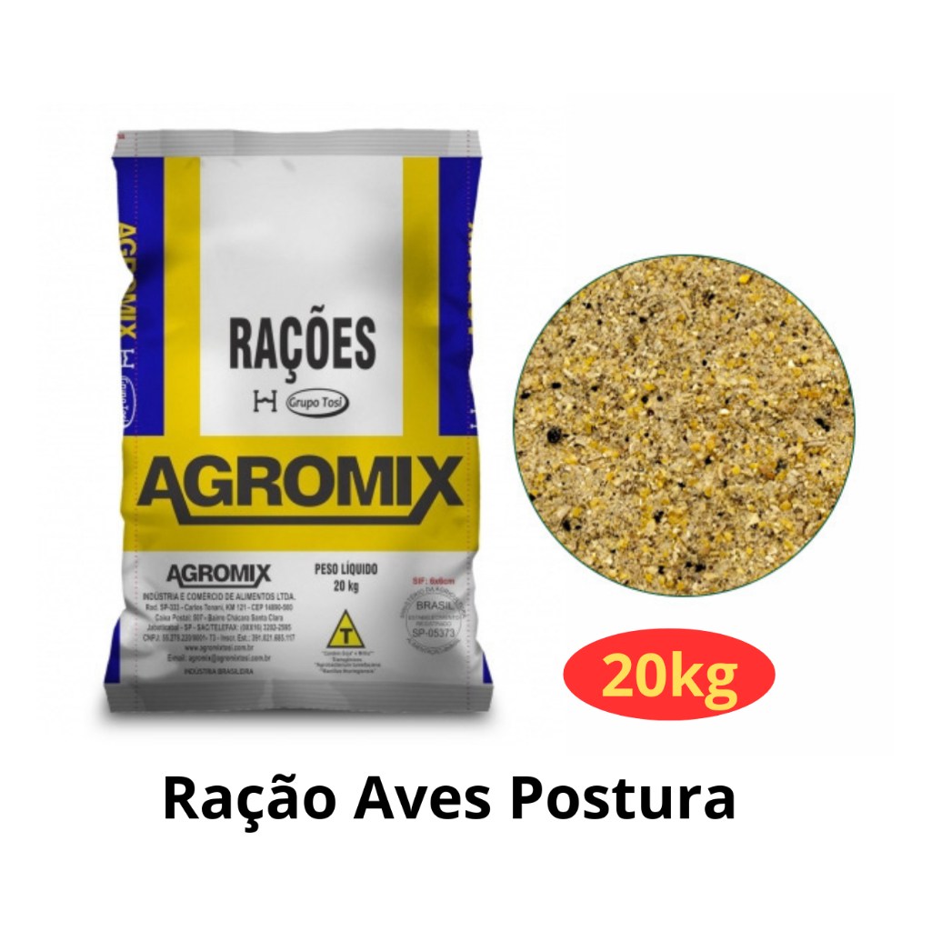 Ração para Galinha Poedeira Aves em Postura Faze Botar Ovos | Shopee Brasil