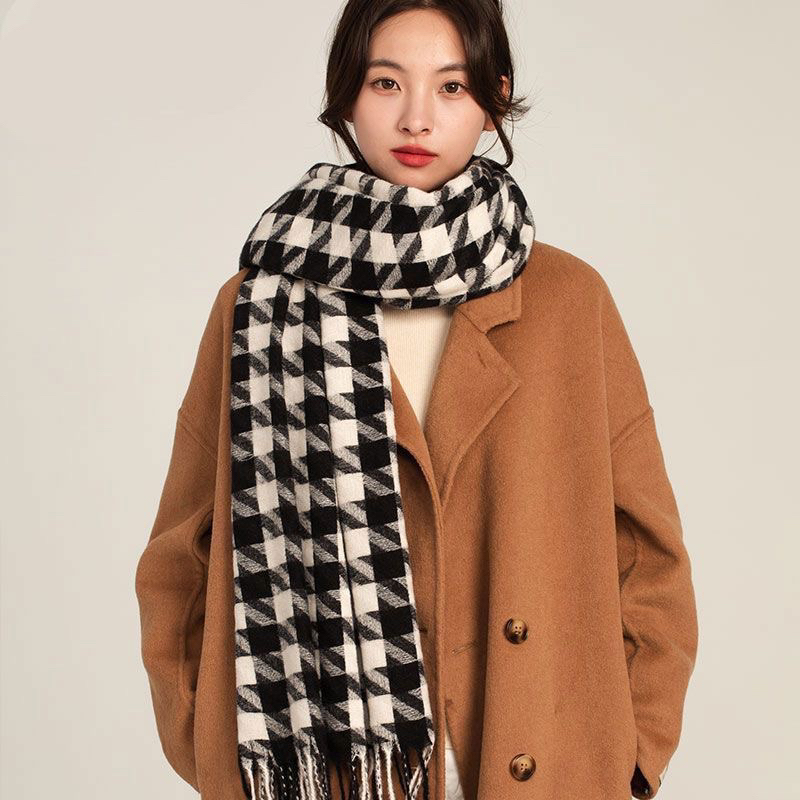 Cachecol Outono Inverno Feminino Lenço, Xale, Pashmina, Echarpe Estampa ...