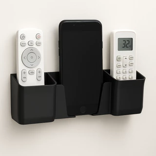 Suporte De Parede Porta Celular E Controle Remoto Universal Ar Tv Ventilador