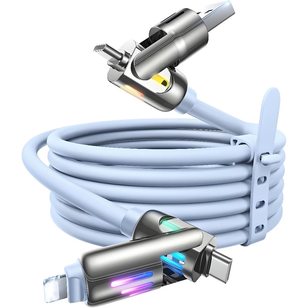 RYLO Cabo USB-C (tipo C) para USB, carregamento rápido, Multi 4 em 1 ...
