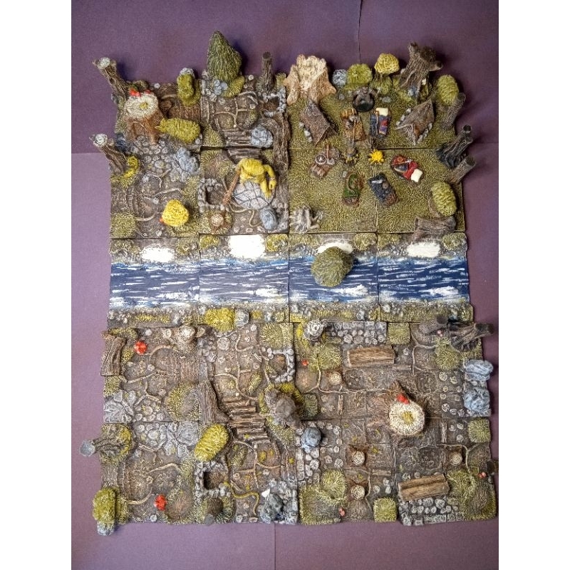 cenário para rpg floresta pintado