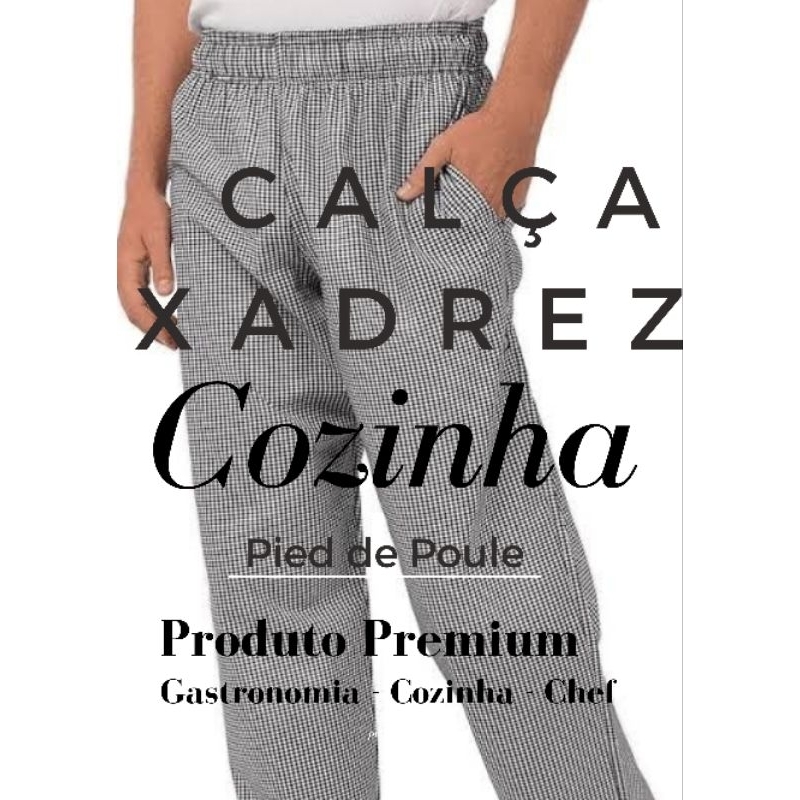 Calça xadrez Gastronomia Chef De Cozinha, Gourmet, Cozinha Food Truck,  Restaurante