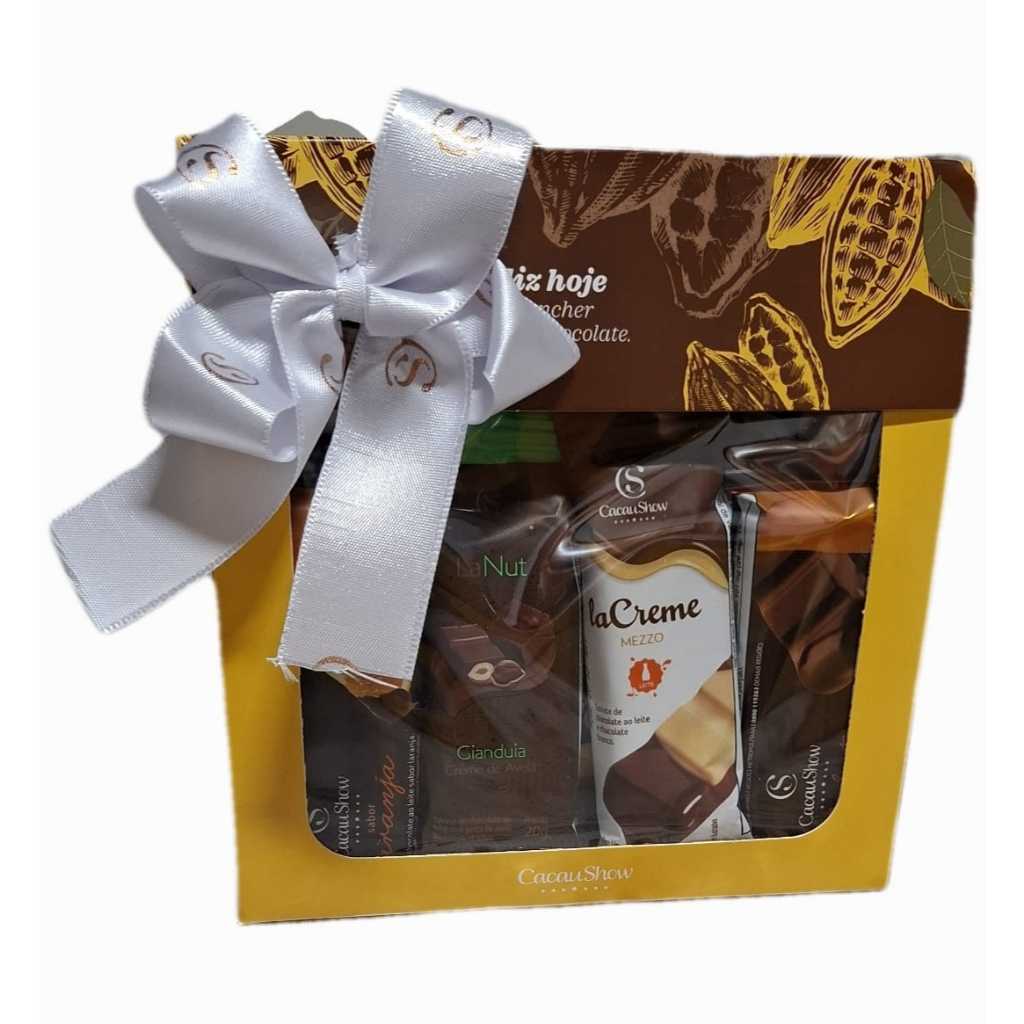 Kit Para Presente com 7 Chocolates - Cacau Show | Shopee Brasil