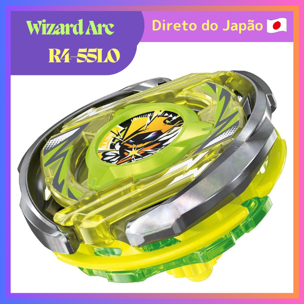 Direto do Japão Original】Beyblade X CX-02 Starter Wizard Arc R4