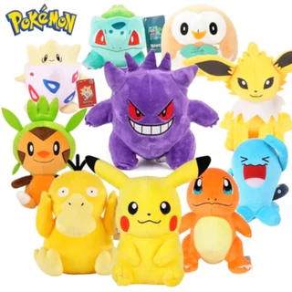 Pelúcia Pokemon 100% Pelúcia Anti-Alérgico Pikachu Snorlax Jigglypuff Charmander Squirtle infantil