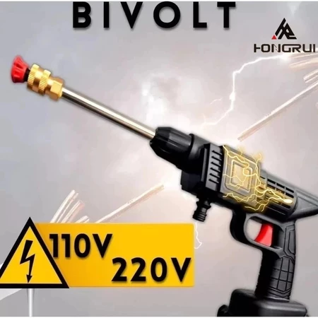 Lavadora de Alta Pressão Portátil Recarregável Para Carros E Jardins Linha Premium Pistola Lava Jato Profissional