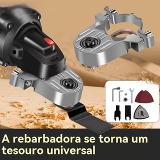 Kit de Cabeças Multifuncionais,Ferramenta Multifuncional para Esmerilhadeira Corte e Lixamento