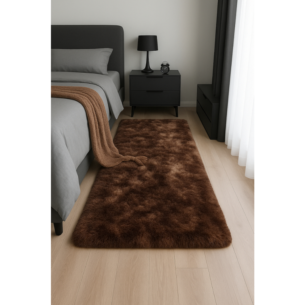 Tapete Passadeira 2,00 x 0,60 Corredor Quarto Sala Felpudo Várias Cores