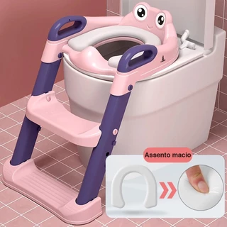 Troninho Infantil Com Escada Assento Redutor Vaso Sanitário Menina e Menino em Oferta na Shopee