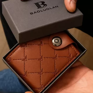 Carteira Masculina Porta Moedas Cartões Pratica Para O Seu Dia a Dia Viagens Passeio Trabalho Moderna Slim Alto Padrão
