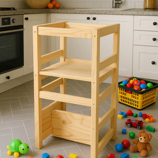Torre Aprendizagem Montessoriana 4x1 Mesinha Cadeirão 7180