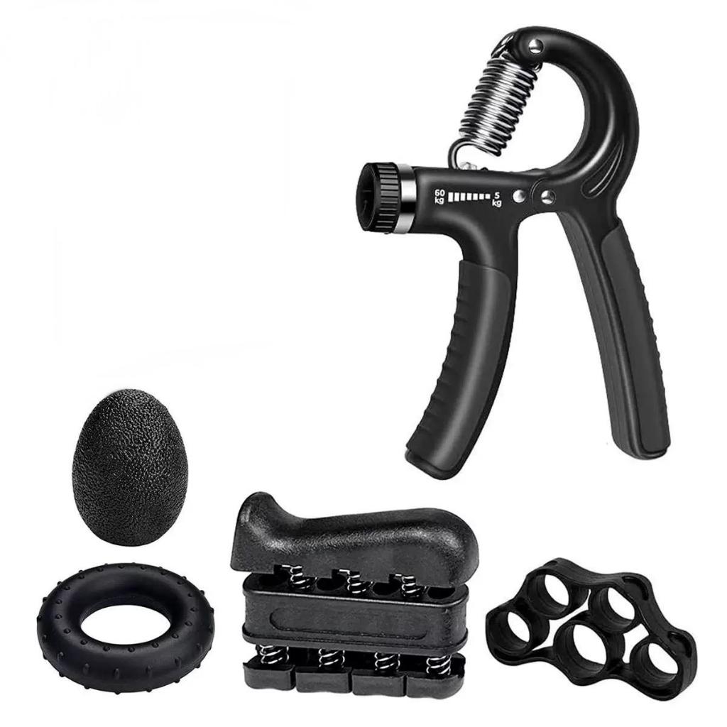 Kit 5 Pçs Hand Grip Aperto Dedos Mãos Punho Fisioterapia fitness