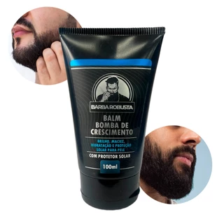 Balm Balsamo Para Barba Bomba Hidrata Com Biotina E Rícino