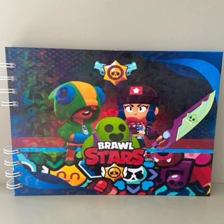 BRAW STARS LIVRO DE COLORIR 50 DESENHOS GAMER MENINOS ROBBLOX ESTILO BOBBBIE GOODS em Oferta na Shopee
