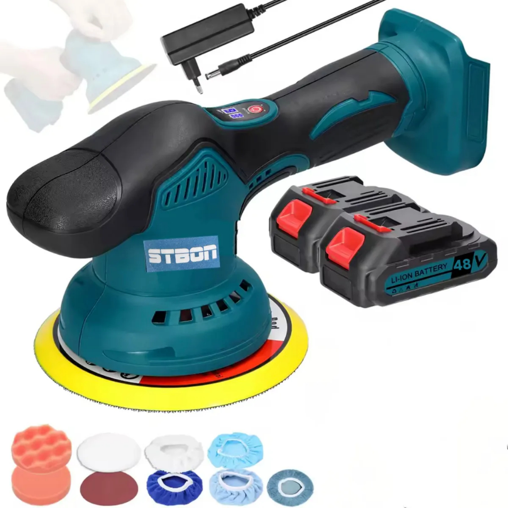 Politriz Automotiva Lixadeira Orbital 2 Super Baterias 48v | Shopee Brasil